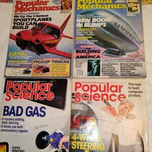Popular Science and Popular Mechanics magazjnes